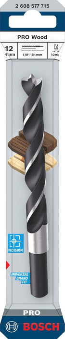 BOSCH PRO WOOD DRILL BIT 12 MM