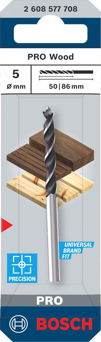 BOSCH PRO WOOD DRILL BIT 5 MM