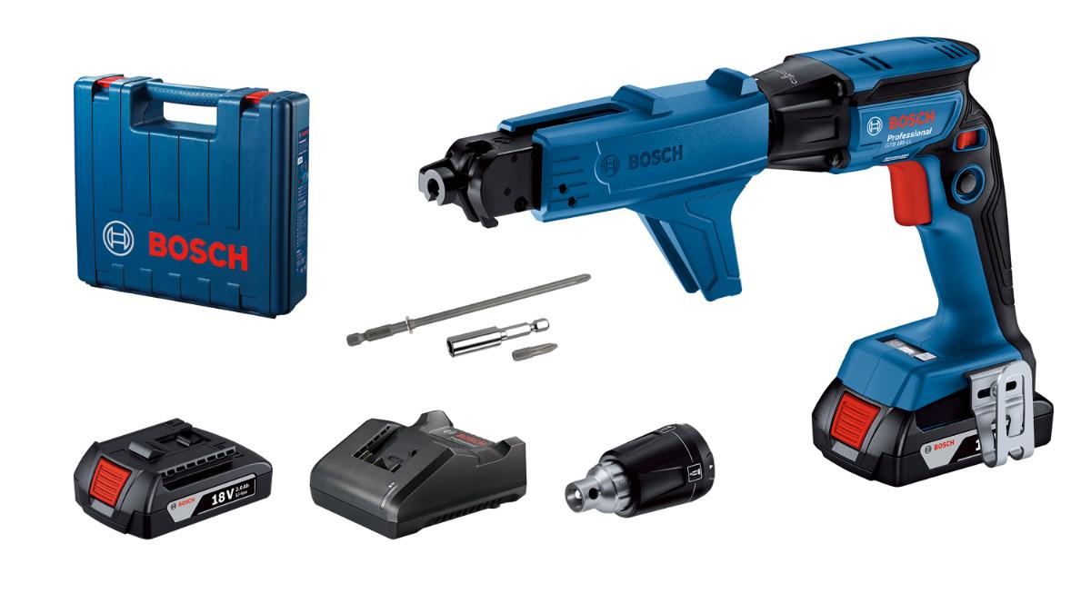 BOSCH CORDLESS SCREWDRIVER GTB 185LI &GMA 55