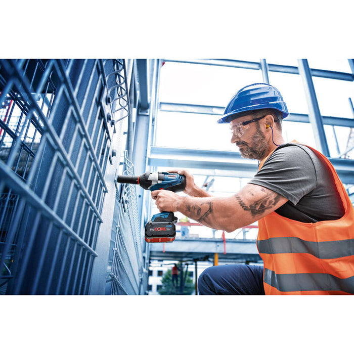 BATTERY BRUSHLESS IMPACT WRENCH BOSCH PROFESSIONAL GDS 18V-1000 18 V, 1000.00 nm, WITHOUT BATTERY AND CHARGER