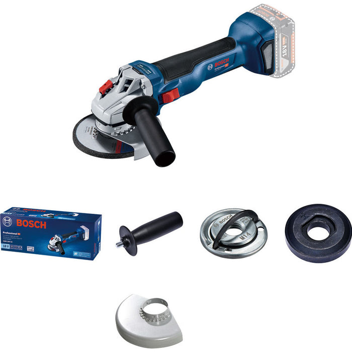 BATTERY BRUSHLESS ANGLE GRINDER BOSCH PROFESSIONAL GWS 18V-10 18 V, WITHOUT BATTERY AND CHARGER, 125 mm