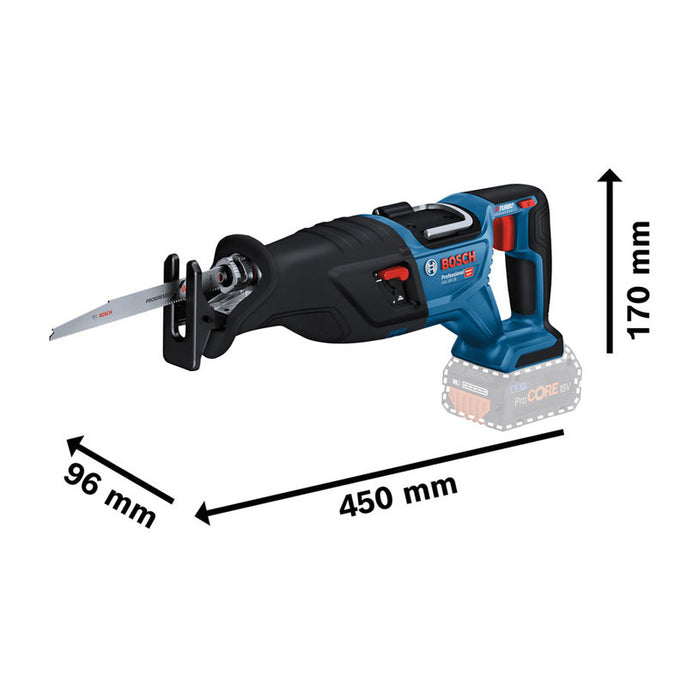BATTERY BRUSHLESS SANITARY SAW BOSCH PROFESSIONAL GSA 185-LI SOLO