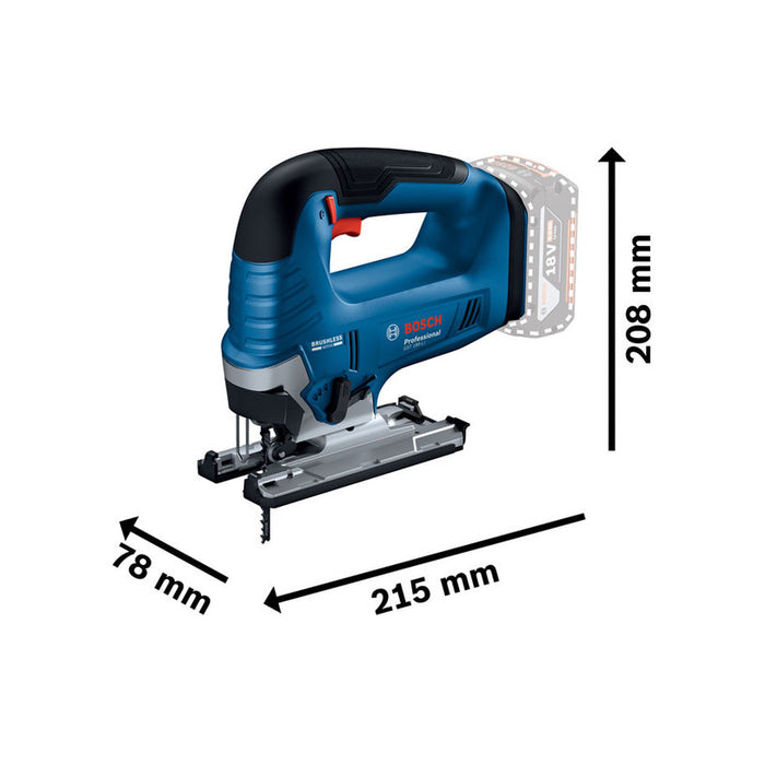 BATTERY BRUSHLESS JIG SAW BOSCH PROFESSIONAL GST 185-LI SOLO