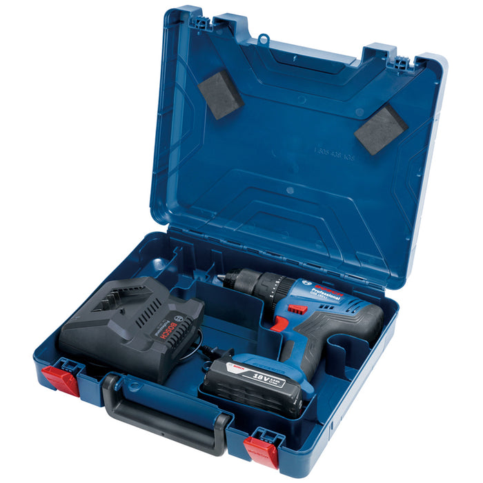 CORDLESS IMPACT DRILL BOSCH PROFESSIONAL GSB 183 Li 18 V, 56.00 nm, NUMBER OF BATTERIES 1, 2.00 Ah, SUITCASE