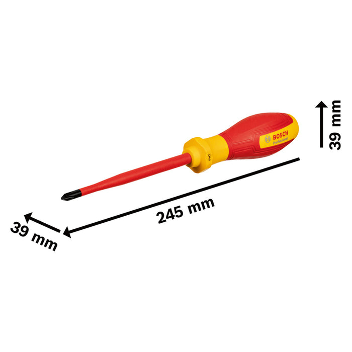 HIGH VOLTAGE SCREWDRIVER PH2 BOSCH PROFESSIONAL 6 X 125 MM