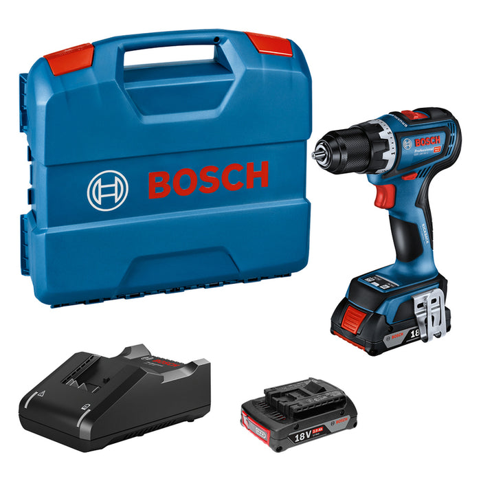 BATTERY BRUSHLESS DRILL BOSCH PROFESSIONAL GSR 18V-90 18 V, 64.00 nm, NUMBER OF BATTERIES 2, 2.00 Ah, SUITCASE