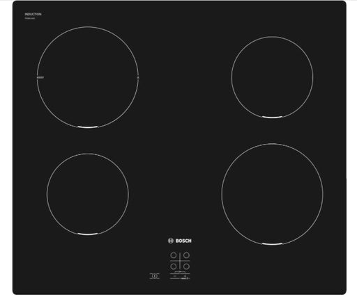 Bosch PUG611AA5E SER2 Induction hob 60 cm 4 zones surface mount without frame Black - Плотове<<<BOSCH