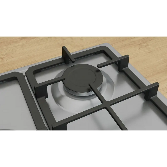 Bosch Serie 4 PGQ7B5K90 hob Stainless steel Built-in 75 cm Gas 5 zone(s) - Built-in hot platesAGD-PGZ<<<Home Appliance