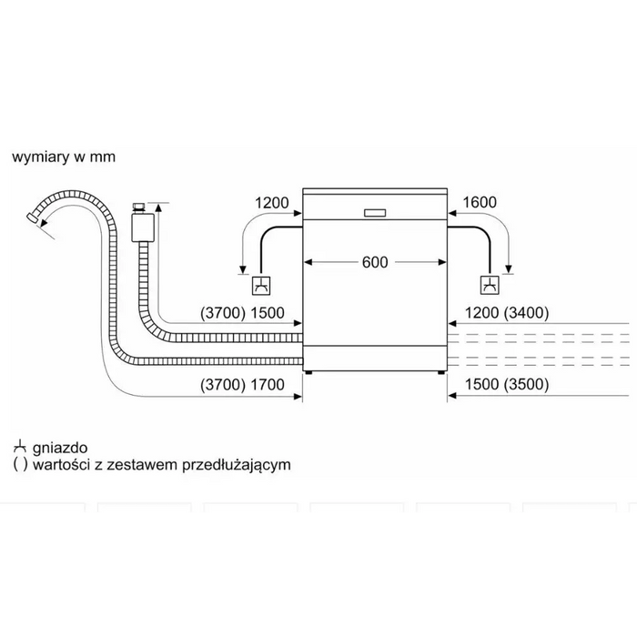 Bosch Serie 4 SMV4HVX11E Built-in dishwasher 14 place settings C - Built-in dishwashersAGD-ZMZ<<<Home Appliance