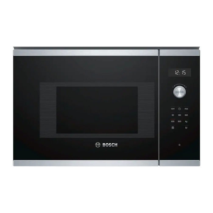 Bosch Serie 6 BFL524MS0 microwave Black Stainless steel Solo microwave Built-in 20 L 800 W - Built-in