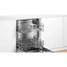 Bosch SMV2ITX16E SER2 Dishwasher fully integrated E Polinox 10,5l 12ps 5p/4o 50dB display w/o Height Adjustable Top