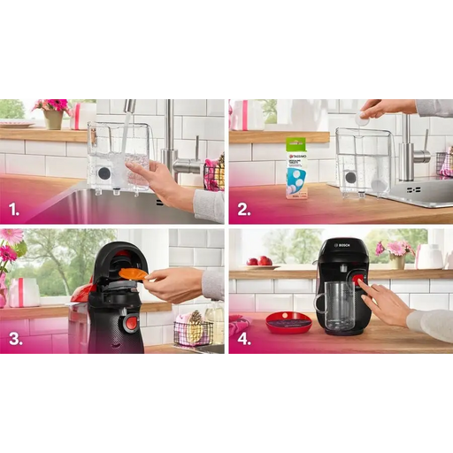 Bosch Tassimo Happy TAS103E coffee maker Fully-auto Capsule coffee machine 0.7 L - Coffee machinesAGD-EXP<<<Home