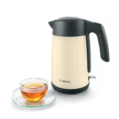 Bosch TWK7L467 Kettle 2000-2400 W 1.7 l Cup indicator Triple safety function Beige - Кухненски уреди<<<BOSCH дребна