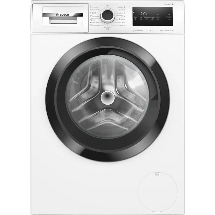 Bosch WAN24168BY SER4 Washing machine 8kg A 1200rpm 51/71dB(A) Iron Assist waveDrum 65l 6 options Sportswear