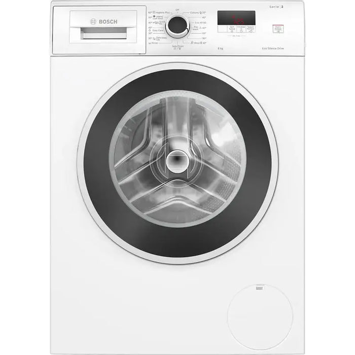 Bosch WGE03200BY SER2 Washing machine 8kg A 1200rpm 51/71dB(A) waveDrum 65l 4 options SpeedPerfect Hygiene+ Jeans/dark