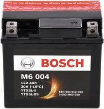 BOSCH M6 AGM YTX5L-BS 4AH 30A 12V R+