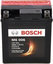 BOSCH M6 AGM YTX7L-BS 6AH 100A 12V R+