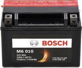 BOSCH M6 AGM YTX9-BS 8AH 135A 12V L+
