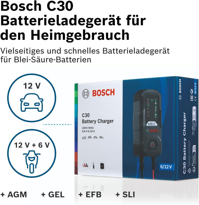 BOSCH C70 12/24V 10A Зарядно устройство