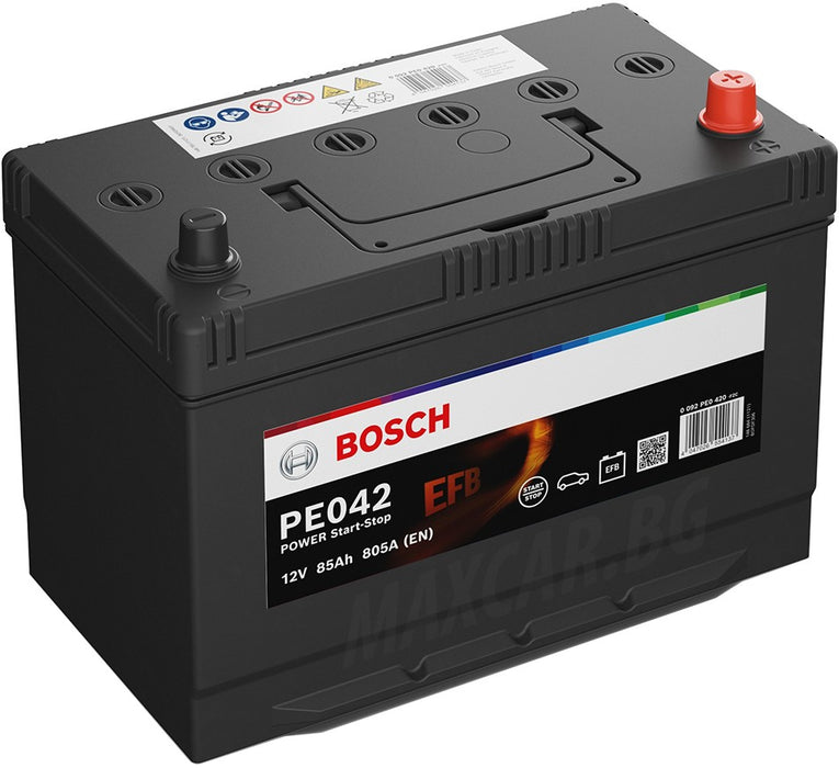 BOSCH POWER START-STOP EFB 85AH 805A R+ JIS