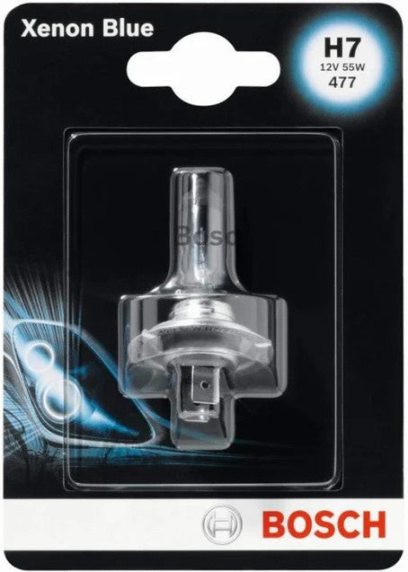 BOSCH XENON BLUE H7 4200K 55W 12V CARTON BLISTER 1 PCS