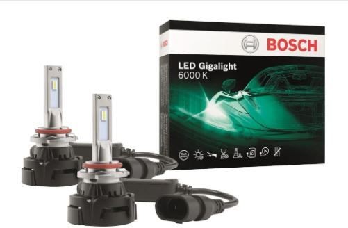 BOSCH GIGAWHITE HB4 6000K 30W 12V CARTON BLISTER X2 PCS