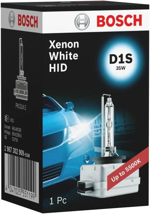 BOSCH WHITE D1S 5500K 35W 12V CARTON BOX 1 PCS