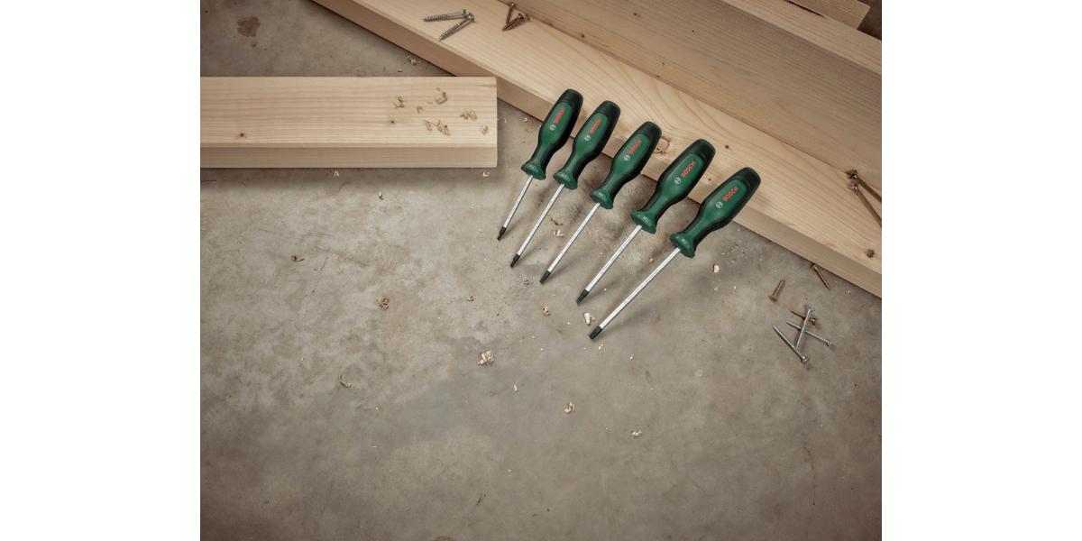 SCREWDRIVER SET 5H. BOSCH