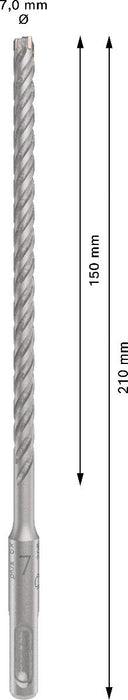 DRILL BIT BOSCH SDS-PLUS-5X 7X150X210