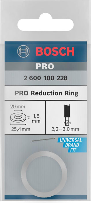 REDUCING RING 25.4X20 BOSCH PRO