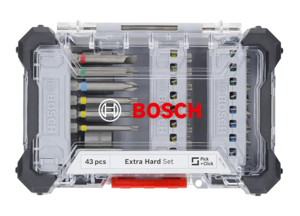 EXTRA HARD BIT SET 43PCS BOSCH