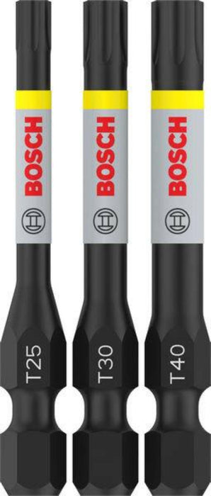 IMPACT BITS SET TX TORX 3PCS BOSC