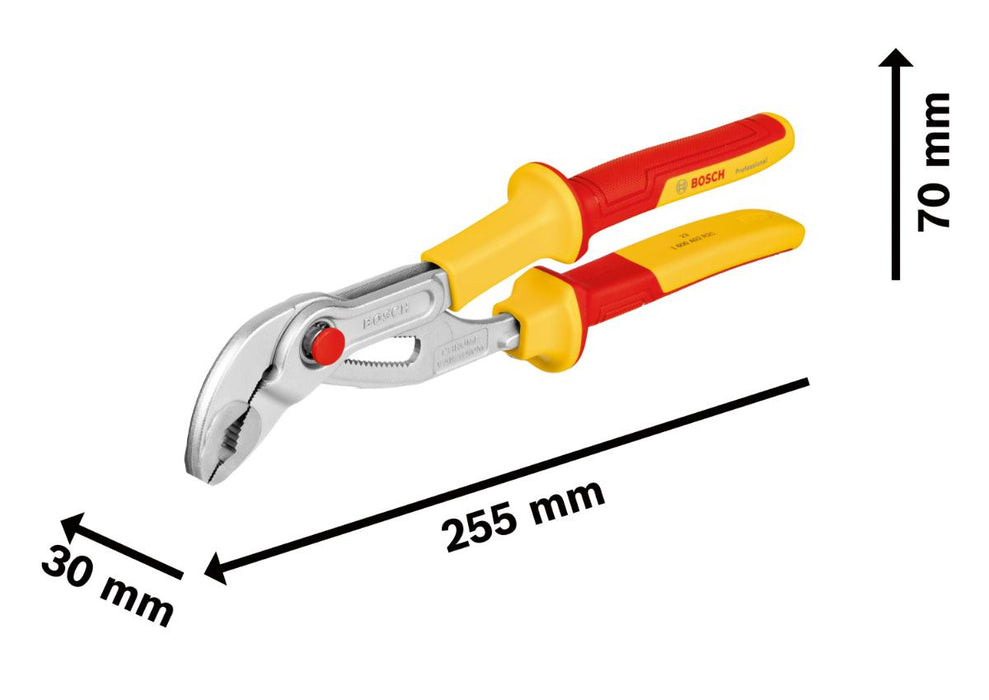 PLUMBING PLIERS 1000V 250MM BOSCH