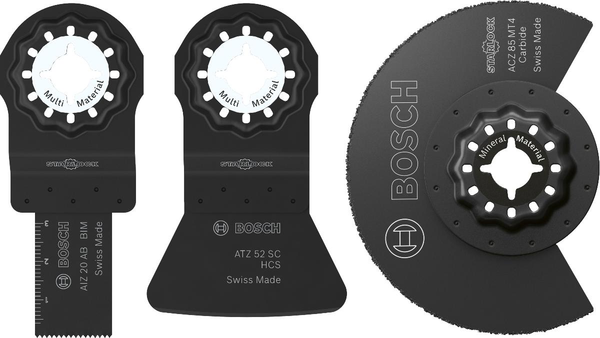 BOSCH STARLOCK TILE KNIFE SET 3PCS