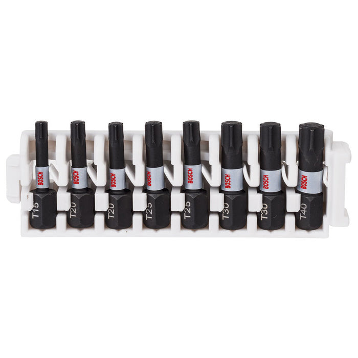 IMPACT BITS T15-T40 8 COUNT 25 MM BOSCH IMPACT CONTROL
