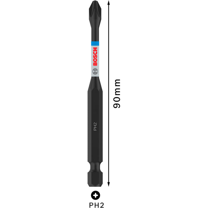 IMPACT BIT PH2 90 MM BOSCH PRO IMPACT