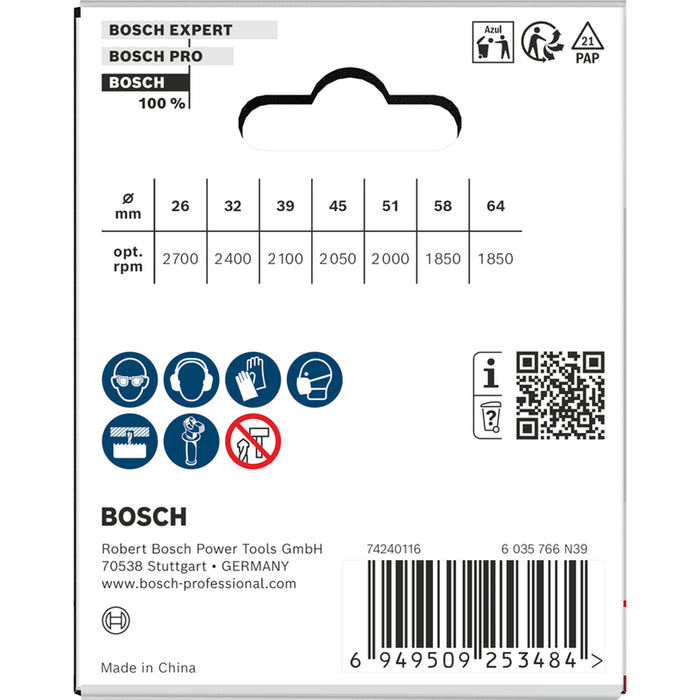 SET OF BOSCH WOOD & DRYWALL MULTIBLADE 26/32/39/45/51/58/64 MM BOSCH WOOD & DRYWALL MULTIBLADE