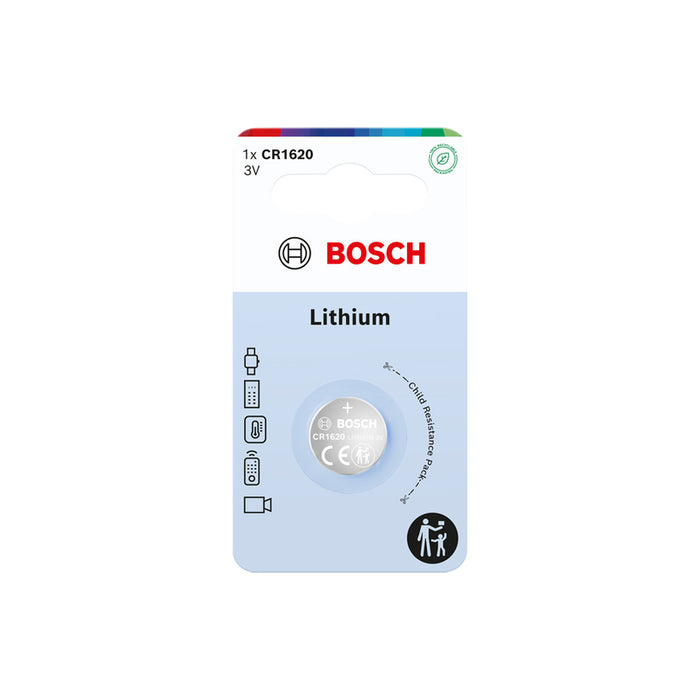 BATTERY CR1620 1 PIECE BOSCH LITHIUM