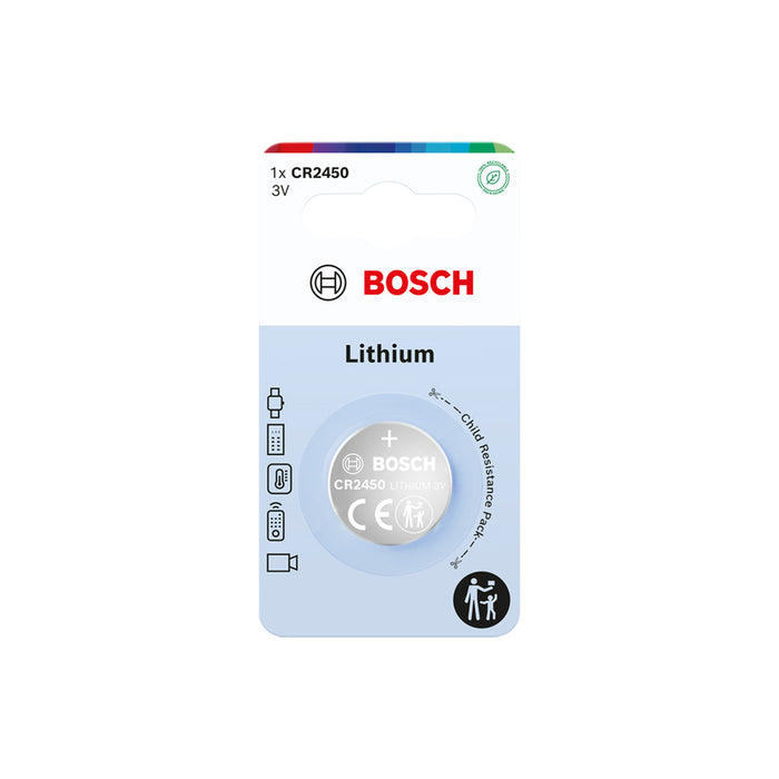 BATTERY CR2450 1 PIECE BOSCH LITHIUM