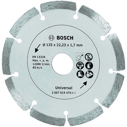 DIAMOND DISC FOR CUTTING NON-METAL BOSCH 125x1.7x22.23
