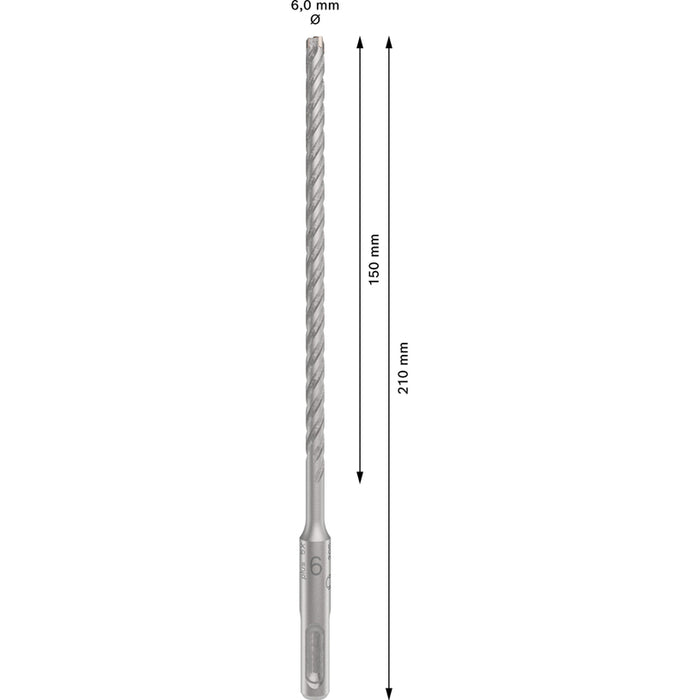 DRILL FOR CONCRETE BOSCH SDS PLUS-5X 6X210