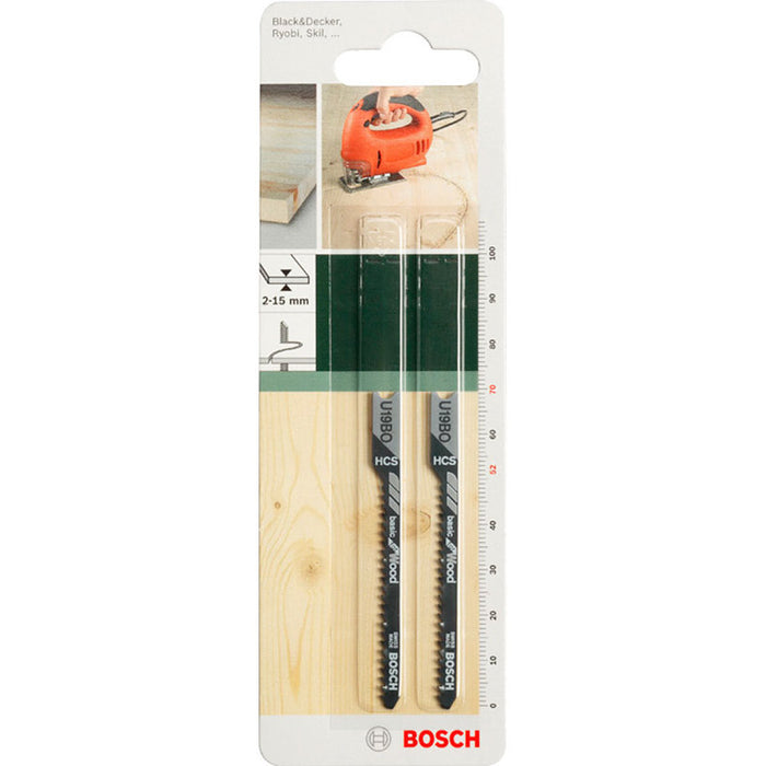 JIG SAW KNIFE 2 PCS. BOSCH U19BO