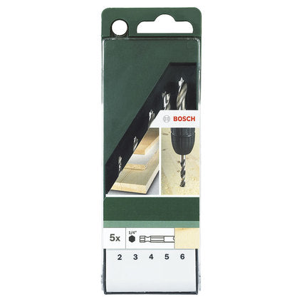 K-CT WOOD DRILL BOSCH 2, 3, 4, 5, 6 MM