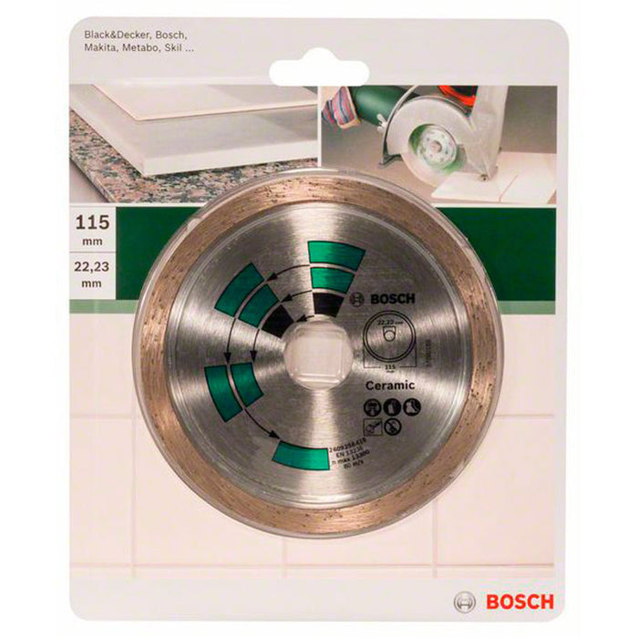 DIAMOND DISC FOR CUTTING NON-METAL BOSCH 115x22.23