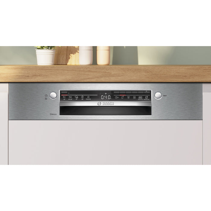 Bosch SMI2ITS09E, SER2, Dishwasher integrated, E, Polinox, 9,5l, 13ps, 5p/4o, 46dB(C), HC