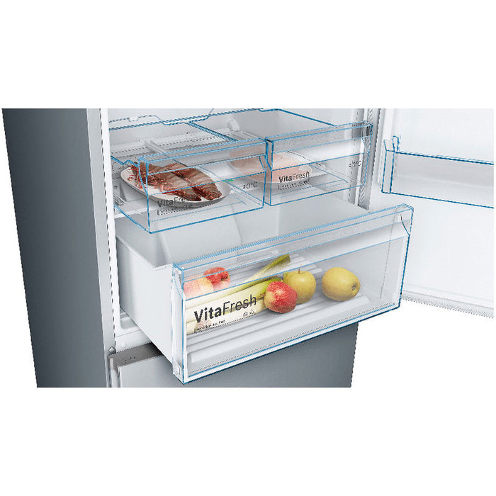 Refrigerator with freezer BOSCH KGN49XIEA