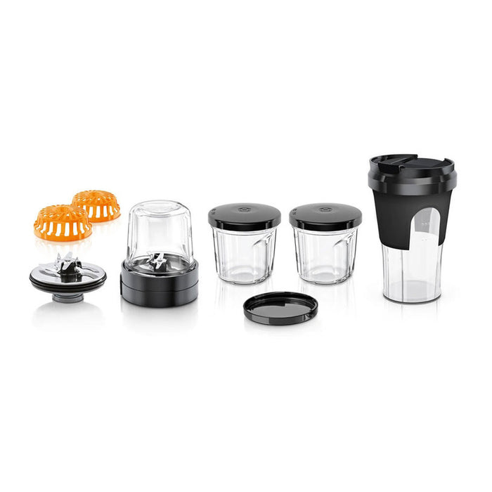 Bosch MUZ45XCG1, 3 in 1 accessory set for grinding, slicing and storage, suitable for MUM4, MUM5, MUM Series 2 and MUM Series 4