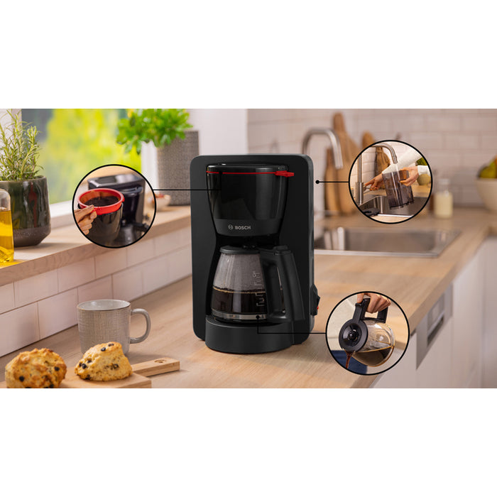 Bosch TKA2M113, Coffee maker, MyMoment, Black