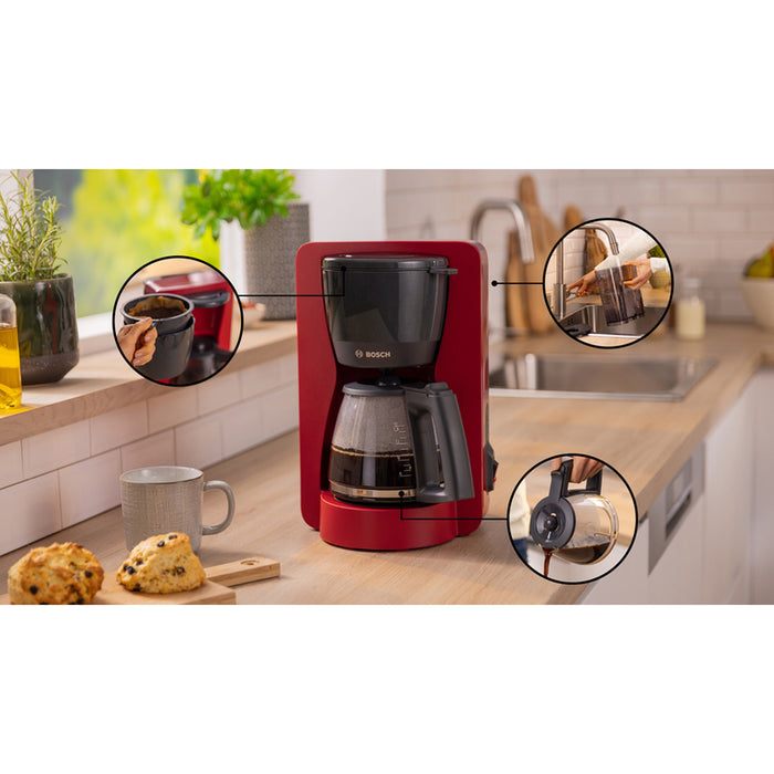 Bosch TKA2M114, Coffee maker, MyMoment, Red