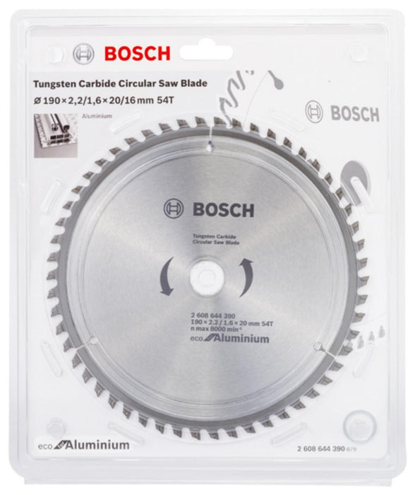 CIRCULAR DISC 190X2.2/1.6X20 ALU BOSCH